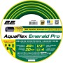 Шланг для поливу 2E AquaFlex Emerald Pro, 1/2", 20м, 4 шари, 20бар, -10…+60°C, зрошувач, 2 конектори, адаптер (2E-GHE12ED20)