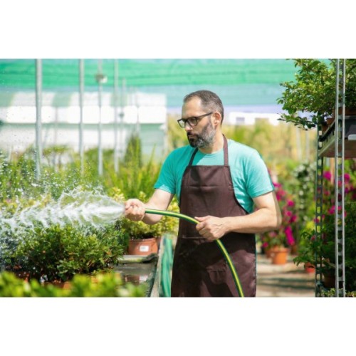 Шланг для поливу 2E AquaFlex Emerald Pro, 1/2", 20м, 4 шари, 20бар, -10…+60°C, зрошувач, 2 конектори, адаптер (2E-GHE12ED20)