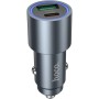 Зарядний пристрій HOCO 1xUSB-C PD30W + 1xUSB QC3.0 48W car adapter Z60 gray (6942007642095)