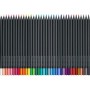 Олівці кольорові Faber-Castell Black Edition colour pencils 36 кольорів тригранні чорне дерево, 116436 (31215)