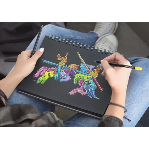 Олівці кольорові Faber-Castell Black Edition colour pencils 36 кольорів тригранні чорне дерево, 116436 (31215)