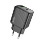 Зарядний пристрій HOCO CS23A 1xUSB-C PD30W + 1xUSB QC3.0 black (6942007609944)