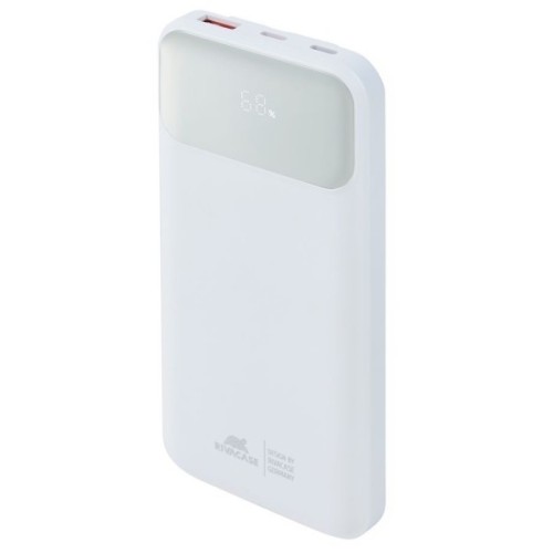Батарея універсальна RivaCase 10000mA, 22.5W, QC/PD, white (RIVAPOWER VA2211 (White))