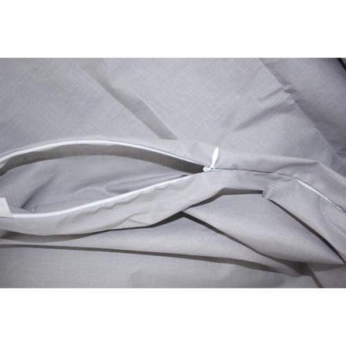 Постільна білизна MirSon King Size Бязь Premium 16-5703 Light Gray 220х240 (2200001171787)