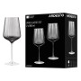 Набір келихів Ardesto Black Mars Alcor 560мл, 2шт, скло, сірий (AR2656GF)