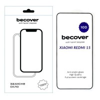 Скло захисне BeCover 10D Xiaomi Redmi 15 Black (713906)