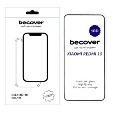 Скло захисне BeCover 10D Xiaomi Redmi 15 Black (713906)