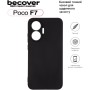 Чохол до мобільного телефона BeCover Silicone Poco F7 Black (713776)