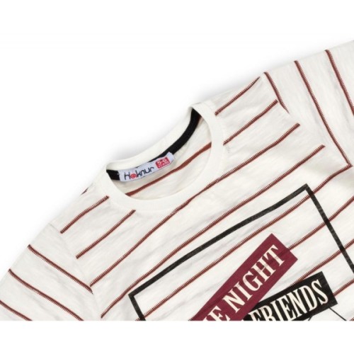 Футболка дитяча Haknur "TO FRIENDS" (6681-128B-beige)