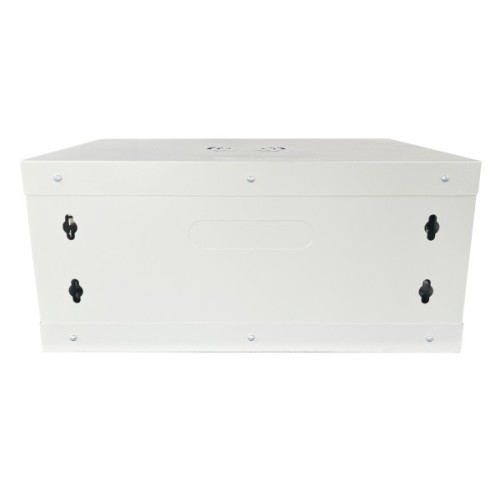 Шафа настінна GEAR 4U 19" 600x450x280 мм, + полка 19", grey (GWMSN-4U-600-450G)