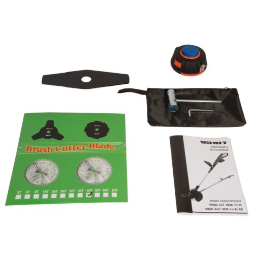 Тример садовий Vitals AZT 1835-1n BL, 18V, 30см, 2.75кг (без АКБ та ЗП) (243557)