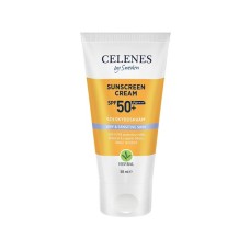 Засіб від засмаги Celenes Sunscreen Cream SPF50+ Dry & Sensitive Сонцезахисний крем для сухої та чутливої шкіри 50 мл (7350104249649)