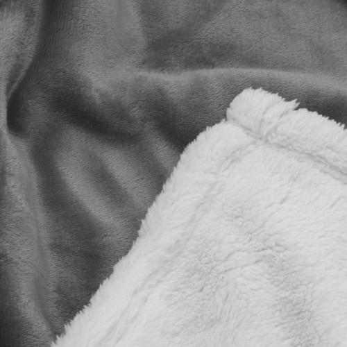 Плед Ardesto Sherpa 100% поліестер, сірий 160х200 см (ART0203SH)