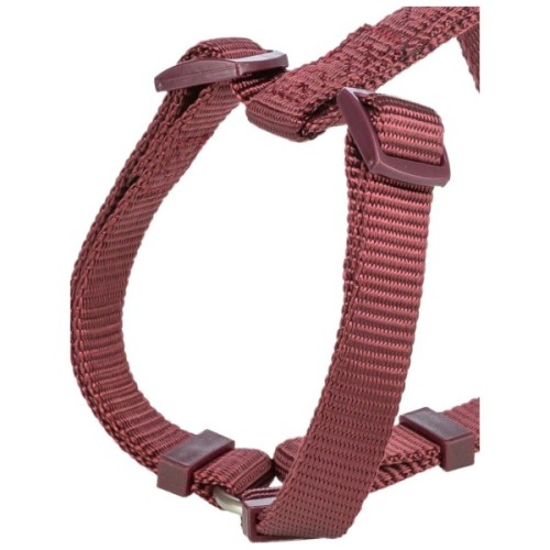 Шлея для собак Trixie Premium H-harness XXS-XS 20-32 см 10 мм Бордова (4053032672864)