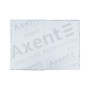 Канцелярська книга Axent Waves А4, 96 аркушів, клітинка, блакитна (8422-560-A)