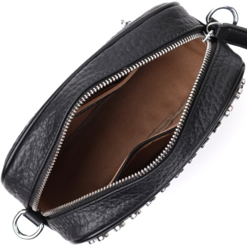 Сумка Vintage З натуральної шкіри Чорна (22333)