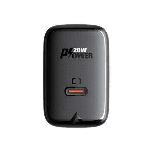 Зарядний пристрій Acefast 1xUSB-C PD20W A1 black (6974316280033)
