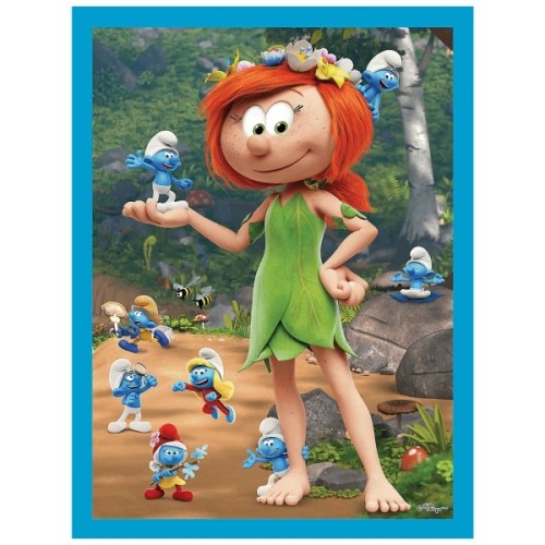 Пазл Trefl The Smurfs Смурфикам весело 2 in 1+memos (5900511936568)
