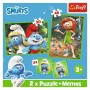 Пазл Trefl The Smurfs Смурфикам весело 2 in 1+memos (5900511936568)