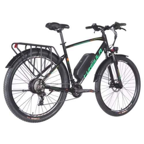 Електровелосипед Formula eCURSOR MAN AM DD 29" 21" 48B 13А*г 500Вт 2026 чорно-зелений (ELB-FR-29-246)