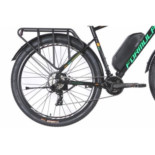 Електровелосипед Formula eCURSOR MAN AM DD 29" 21" 48B 13А*г 500Вт 2026 чорно-зелений (ELB-FR-29-246)