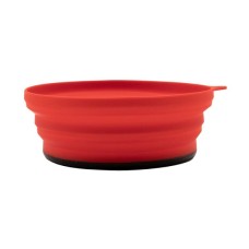 Миска туристична Tramp силіконова з пластиковим дном 550 мл (UTRC-123-terracota)