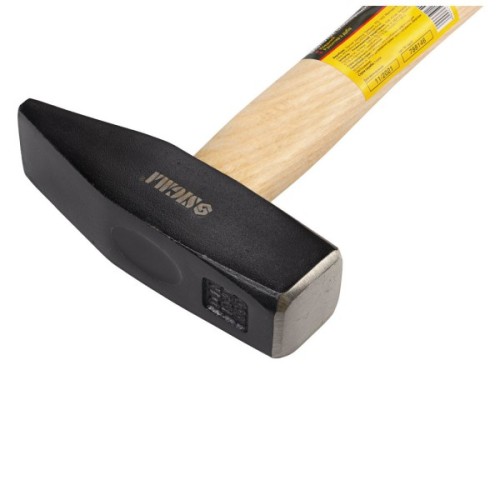 Молоток Sigma 1000г слюсарна дерев'яна ручка (дуб) (4316401)