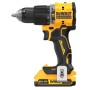 Шуруповерт DeWALT XR Li-Ion 18V 2x2Ah, 74 Нм, 0-450/0-1650 об/хв, 1.17 кг, TSTAK (DCD799D2T)