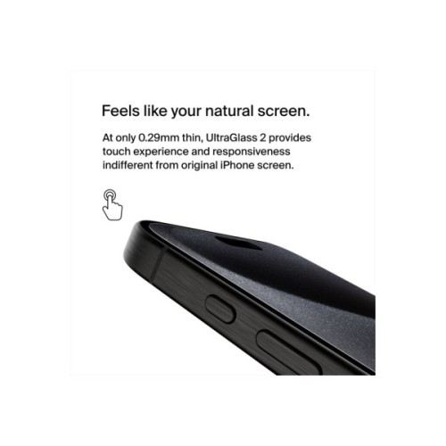 Скло захисне Belkin UltraGlass2 AM iPhone 15 Pro Max (OVA134ZZ)