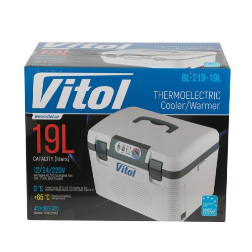 Автохолодильник VITOL 19 л (BL-219-19L)