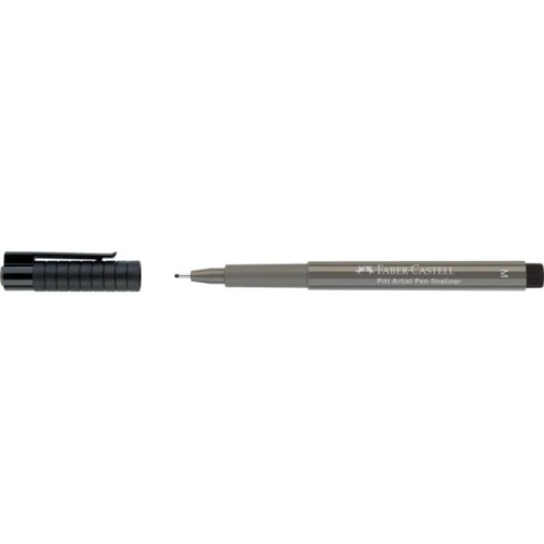 Лайнер Faber-Castell Pitt Artist Pen Fineliner India ink pen товщина М (0,7 мм) колір теплий сірий IV №273 (32054)