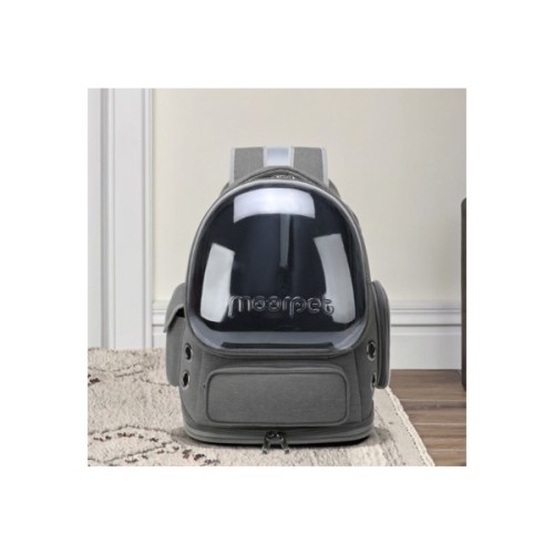 Переноска для тварин Lapka 42х34х27 см сіра (LPK-02)