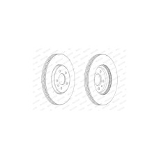 Гальмівний диск FERODO DDF2191C-1