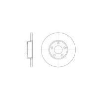 Гальмівний диск REMSA 6327.00