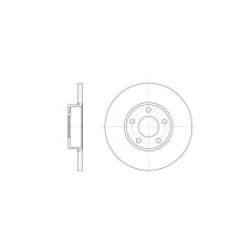 Гальмівний диск REMSA 6327.00