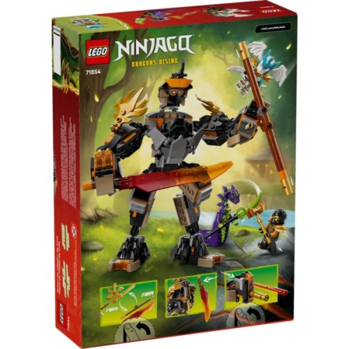 Конструктор LEGO Ninjago Робот Коула для місії і Дракон Зейн (71854)