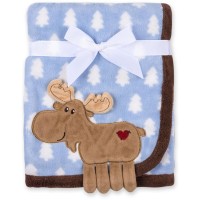 Ковдра дитяча Luvable Friends з малюнком тварин для хлопчиків (50439.M)