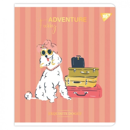 Зошит Yes Exquisite doggy А5 48 аркушів клітинка (767548)