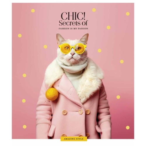 Зошит Школярик Fashion chic 36 аркушів клітинка (036-3458K)