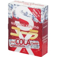 Презервативи Sagami Xtreme Cola З ароматом коли 3 шт. (4974234811915)