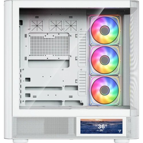 Корпус для ПК Modecom VOLCANO AQ400 ARGB LCD 6,2 (MC-A-AQ400-4FA-W)