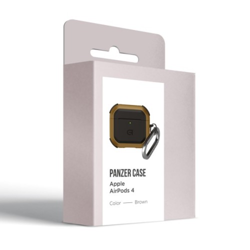 Чохол для навушників Armorstandart Panzer для Apple Airpods 4 Brown (ARM82556)