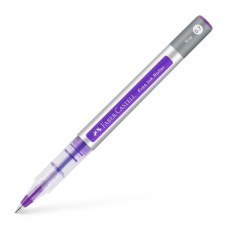 Ролер Faber-Castell Free Ink rollerball, колір чорнила фіолетовий, 0,7 мм, одноразова (29134)
