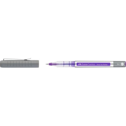 Ролер Faber-Castell Free Ink rollerball, колір чорнила фіолетовий, 0,7 мм, одноразова (29134)