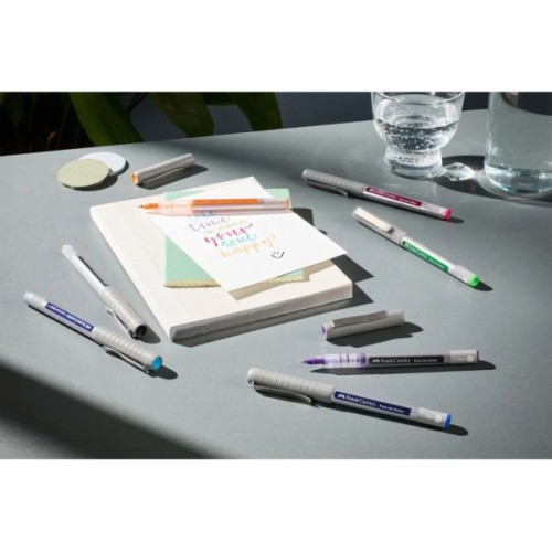 Ролер Faber-Castell Free Ink rollerball, колір чорнила фіолетовий, 0,7 мм, одноразова (29134)