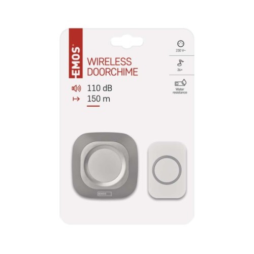 Дверний дзвінок EMOS бездротовий EMOS P5733S (P5733S)
