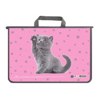 Папка - портфель Maxi А4 пластиковий на блискавці (MX30059)