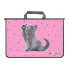 Папка - портфель Maxi А4 пластиковий на блискавці (MX30059)