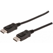 Кабель мультимедійний DisplayPort M to DisplayPort M 1.0m Assmann (AK-340103-010-S)