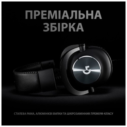 Навушники Logitech G PRO X Gaming Headset + Stand USB Black (991-000358)